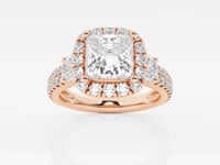 Adriana-Halo Engagement Ring - Lab Grown Diamonds
