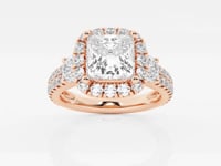 Adriana-Halo Engagement Ring - Lab Grown Diamonds