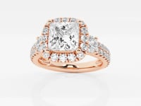 Adriana-Halo Engagement Ring - Lab Grown Diamonds