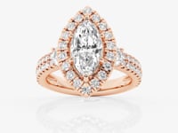 Adriana-Halo Engagement Ring - Lab Grown Diamonds
