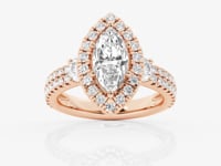 Adriana-Halo Engagement Ring - Lab Grown Diamonds