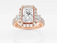 Adriana-Halo Engagement Ring - Lab Grown Diamonds