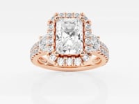 Adriana-Halo Engagement Ring - Lab Grown Diamonds