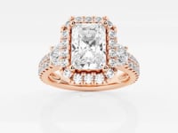 Adriana-Halo Engagement Ring - Lab Grown Diamonds