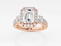 Adriana-Halo Engagement Ring - Lab Grown Diamonds