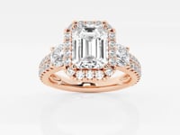 Adriana-Halo Engagement Ring - Lab Grown Diamonds
