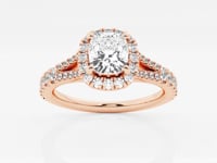 Sophia-Halo Engagement Ring - Lab Grown Diamonds