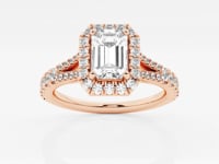 Sophia-Halo Engagement Ring - Lab Grown Diamonds