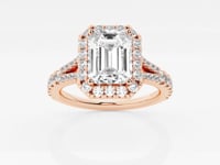 Sophia-Halo Engagement Ring - Lab Grown Diamonds