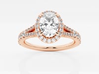 Sophia-Halo Engagement Ring - Lab Grown Diamonds