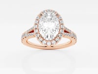 Sophia-Halo Engagement Ring - Lab Grown Diamonds