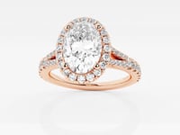 Sophia-Halo Engagement Ring - Lab Grown Diamonds