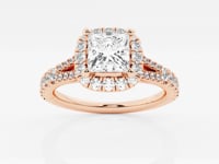 Sophia-Halo Engagement Ring - Lab Grown Diamonds