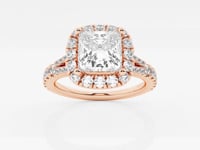 Sophia-Halo Engagement Ring - Lab Grown Diamonds