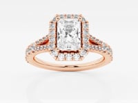 Sophia-Halo Engagement Ring - Lab Grown Diamonds