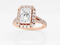 Sophia-Halo Engagement Ring - Lab Grown Diamonds