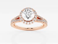 Sophia-Halo Engagement Ring - Lab Grown Diamonds