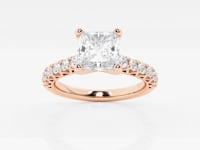 Aria-Side Stone Engagement Ring - Lab Grown Diamonds