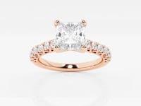 Aria-Side Stone Engagement Ring - Lab Grown Diamonds