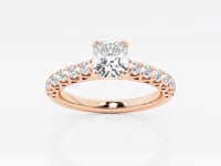 Aria-Side Stone Engagement Ring - Lab Grown Diamonds