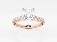 Aria-Side Stone Engagement Ring - Lab Grown Diamonds