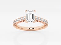 Aria-Side Stone Engagement Ring - Lab Grown Diamonds