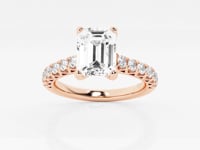 Aria-Side Stone Engagement Ring - Lab Grown Diamonds