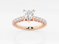 Aria-Side Stone Engagement Ring - Lab Grown Diamonds