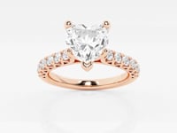 Aria-Side Stone Engagement Ring - Lab Grown Diamonds