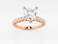 Aria-Side Stone Engagement Ring - Lab Grown Diamonds