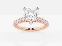 Aria-Side Stone Engagement Ring - Lab Grown Diamonds