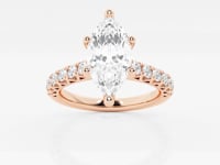 Aria-Side Stone Engagement Ring - Lab Grown Diamonds