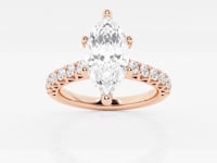 Aria-Side Stone Engagement Ring - Lab Grown Diamonds