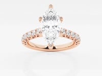 Aria-Side Stone Engagement Ring - Lab Grown Diamonds