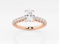 Aria-Side Stone Engagement Ring - Lab Grown Diamonds