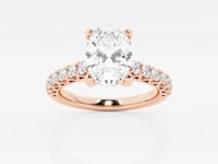 Aria-Side Stone Engagement Ring - Lab Grown Diamonds