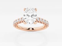 Aria-Side Stone Engagement Ring - Lab Grown Diamonds