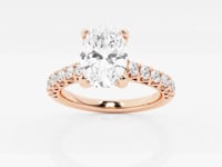 Aria-Side Stone Engagement Ring - Lab Grown Diamonds