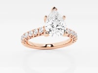 Aria-Side Stone Engagement Ring - Lab Grown Diamonds