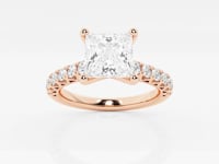 Aria-Side Stone Engagement Ring - Lab Grown Diamonds