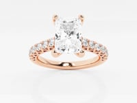 Aria-Side Stone Engagement Ring - Lab Grown Diamonds