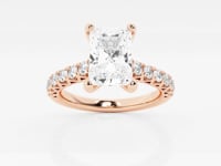Aria-Side Stone Engagement Ring - Lab Grown Diamonds