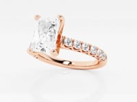 Aria-Side Stone Engagement Ring - Lab Grown Diamonds