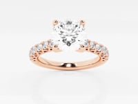 Aria-Side Stone Engagement Ring - Lab Grown Diamonds