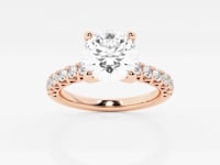 Aria-Side Stone Engagement Ring - Lab Grown Diamonds
