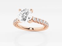 Aria-Side Stone Engagement Ring - Lab Grown Diamonds