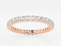 Amelia-Artificial Diamond Eternity ring for Female