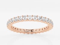 Amelia-Artificial Diamond Eternity ring for Female