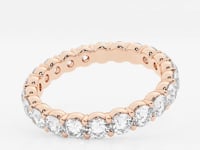 Amelia-Artificial Diamond Eternity ring for Female