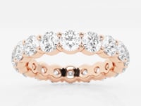 Amelia-Artificial Diamond Eternity ring for Female
